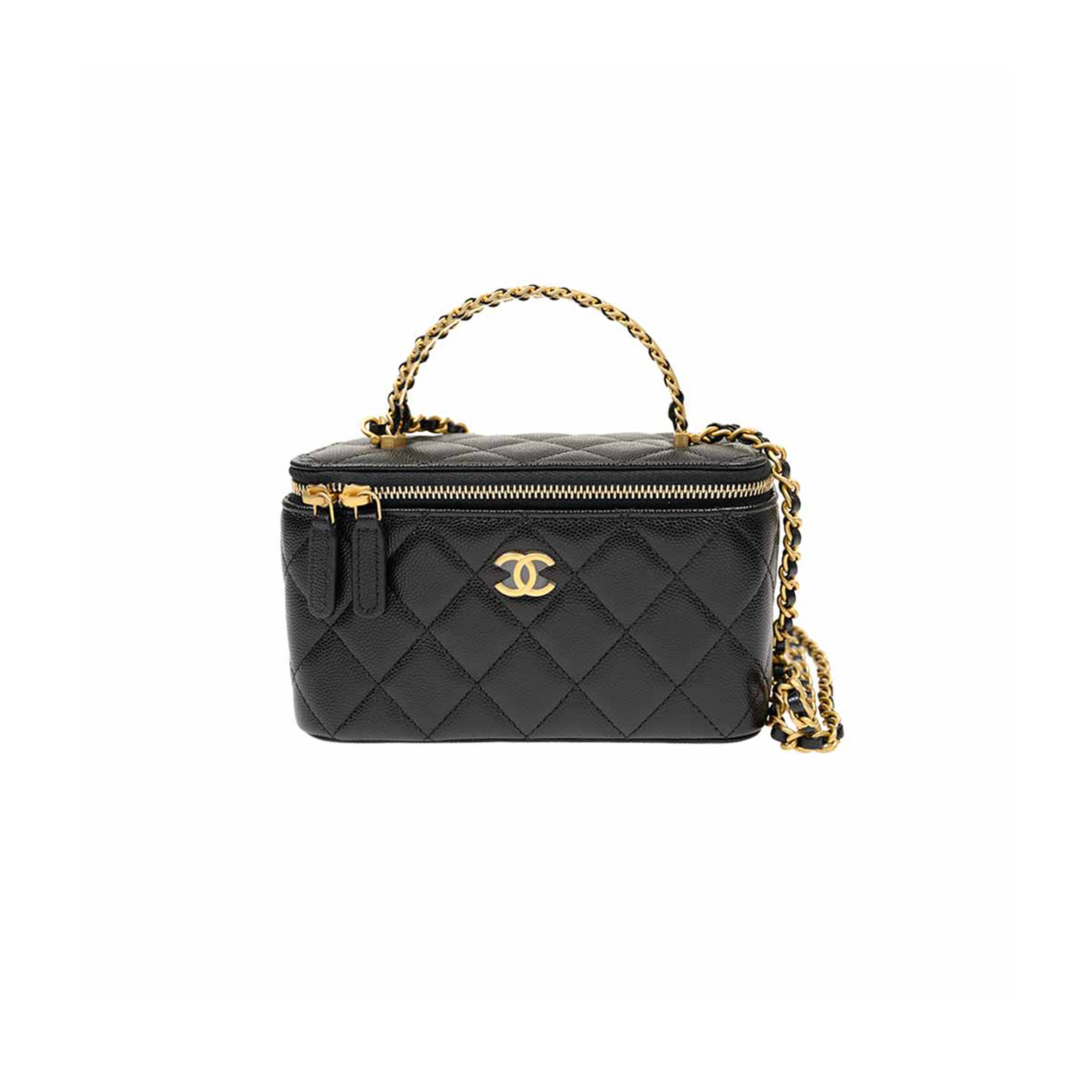 CHANEL WOVEN HAND-HELD WOC BOX BAG AP4064 (19*12*4cm)